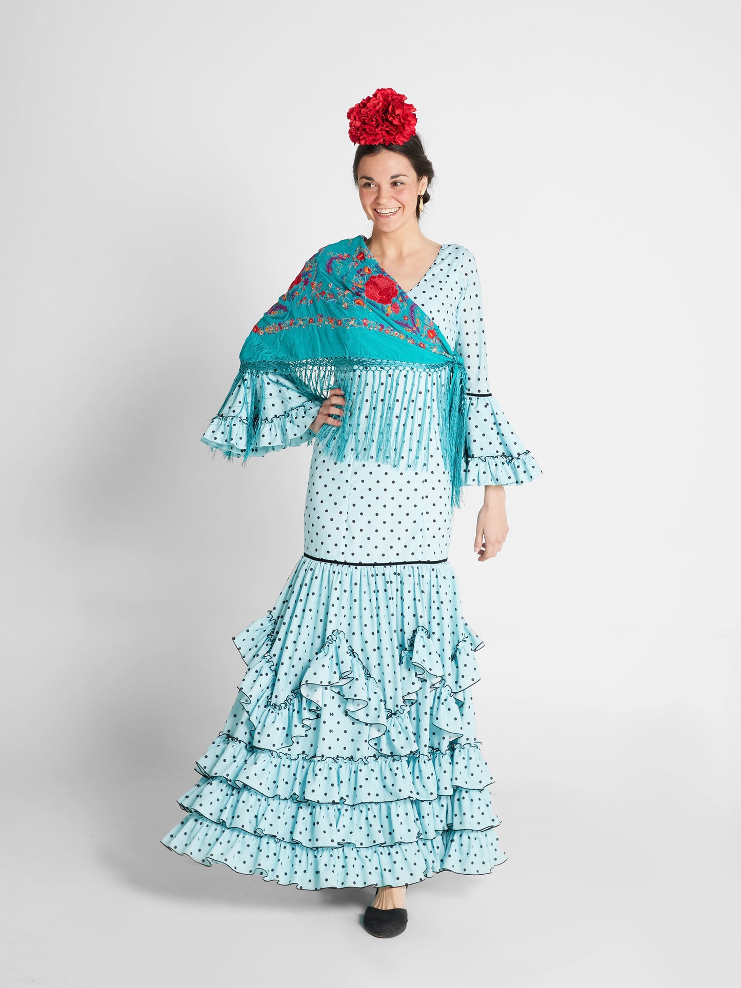 Modelo Adri turquesa by Pilar Román (Córdoba, España)