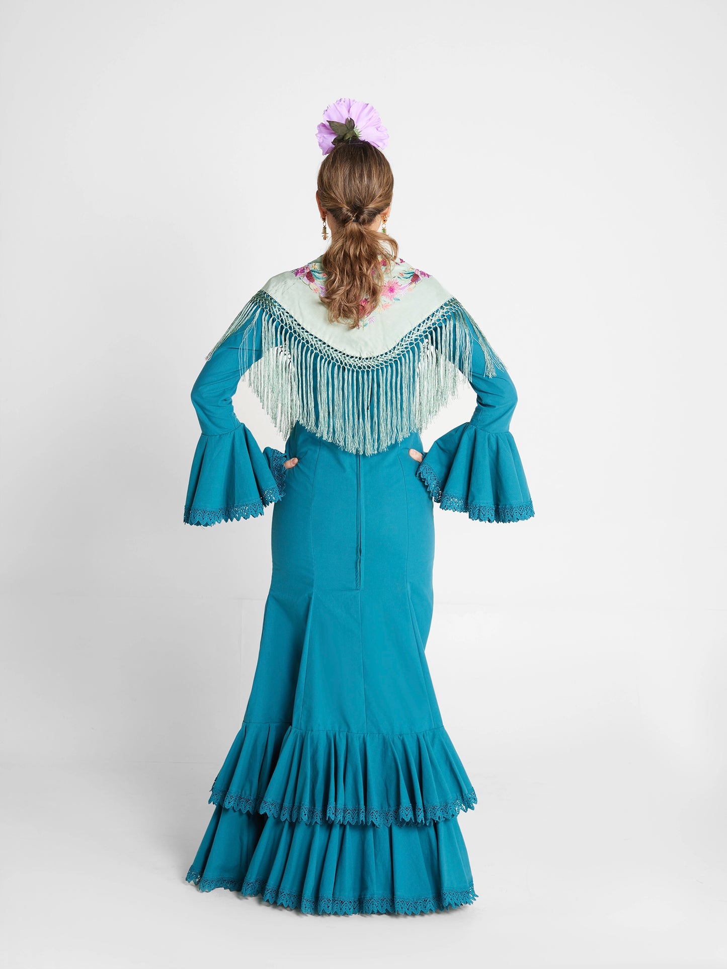 Modelo Ana verde esmeralda by Cristina Molina (Sevilla, España)