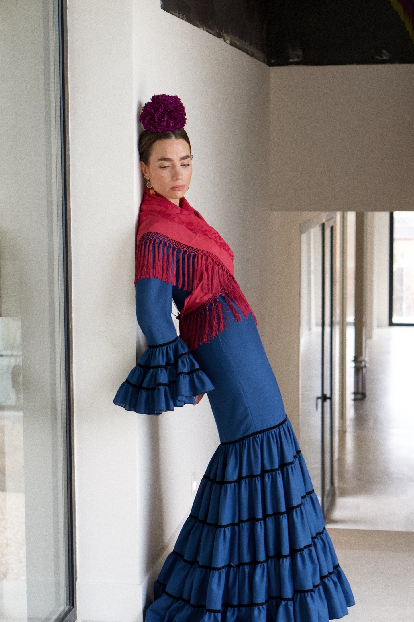 Modelo Ceci azul marino by Rent Il Clavel (alquiler)