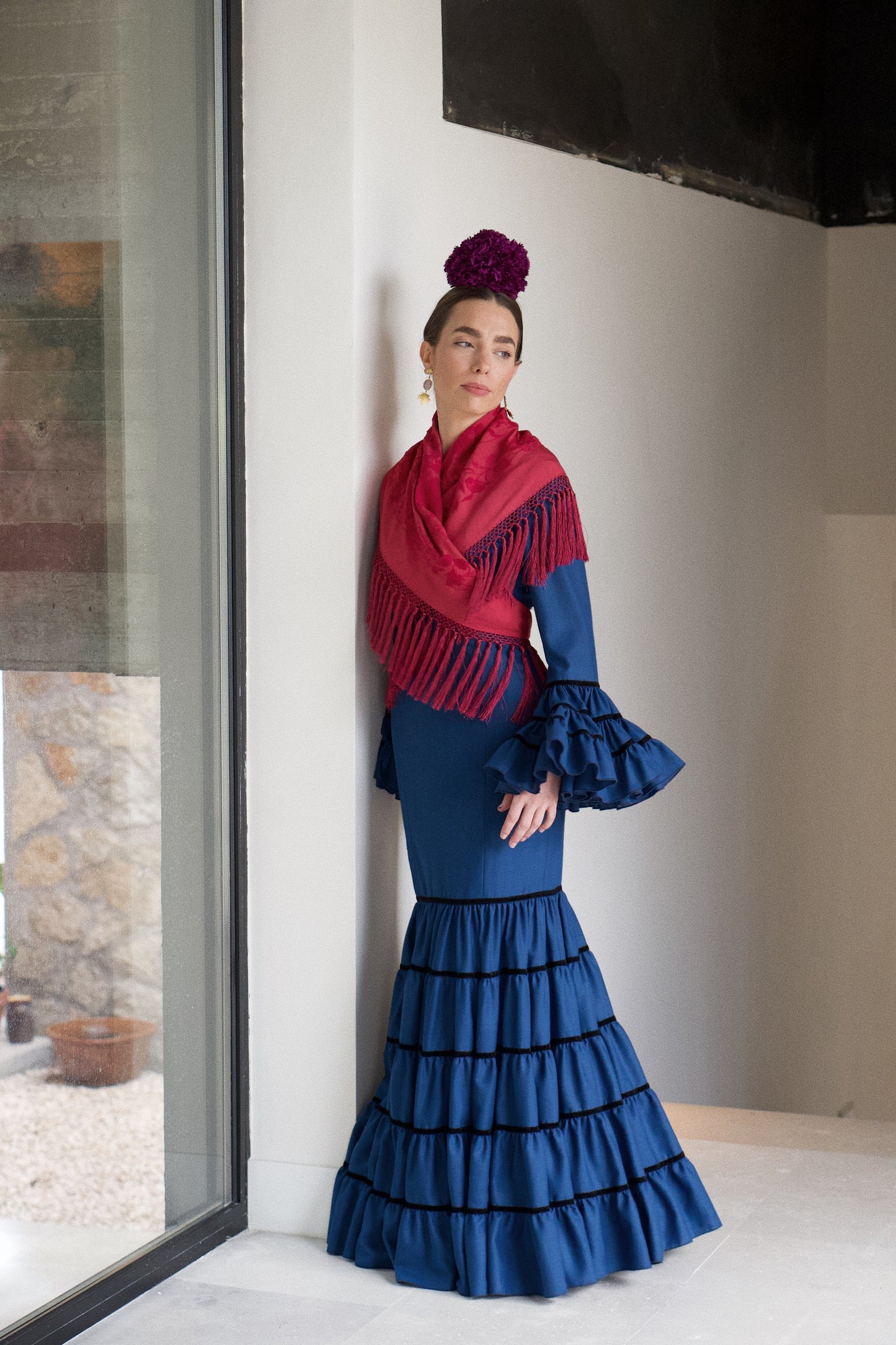 Modelo Ceci azul marino by Rent Il Clavel (alquiler)