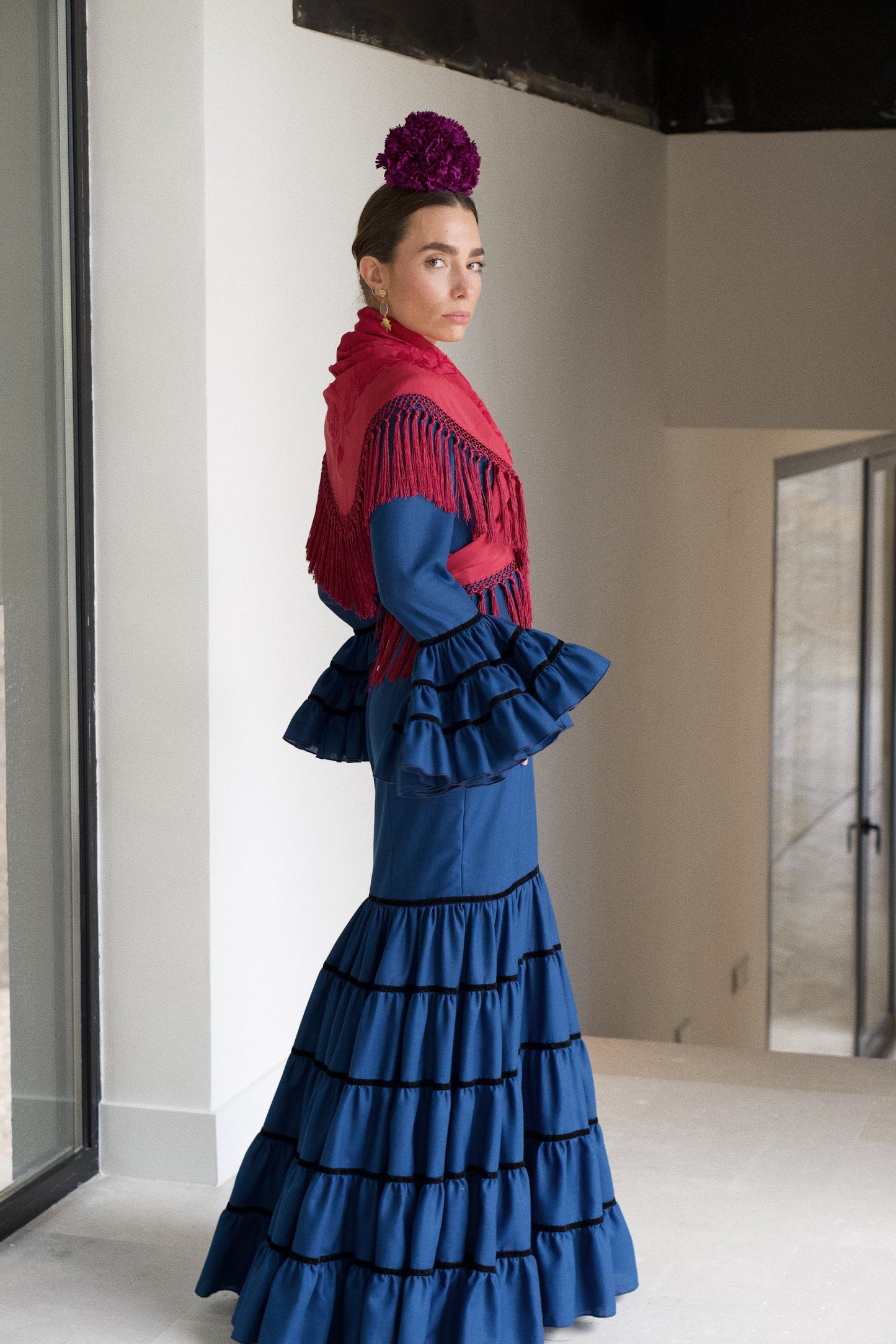 Modelo Ceci azul marino by Rent Il Clavel (alquiler)