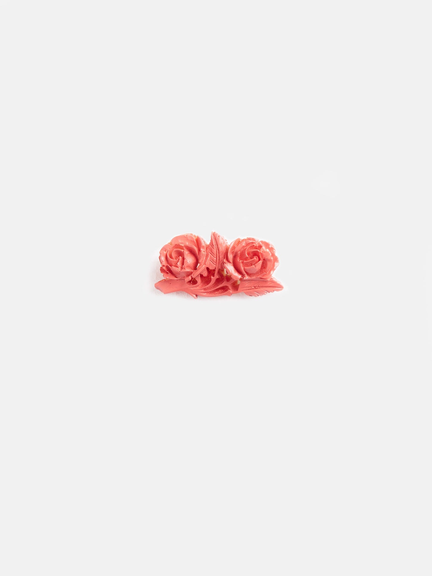 BROCHE FLORAL CORAL 03370