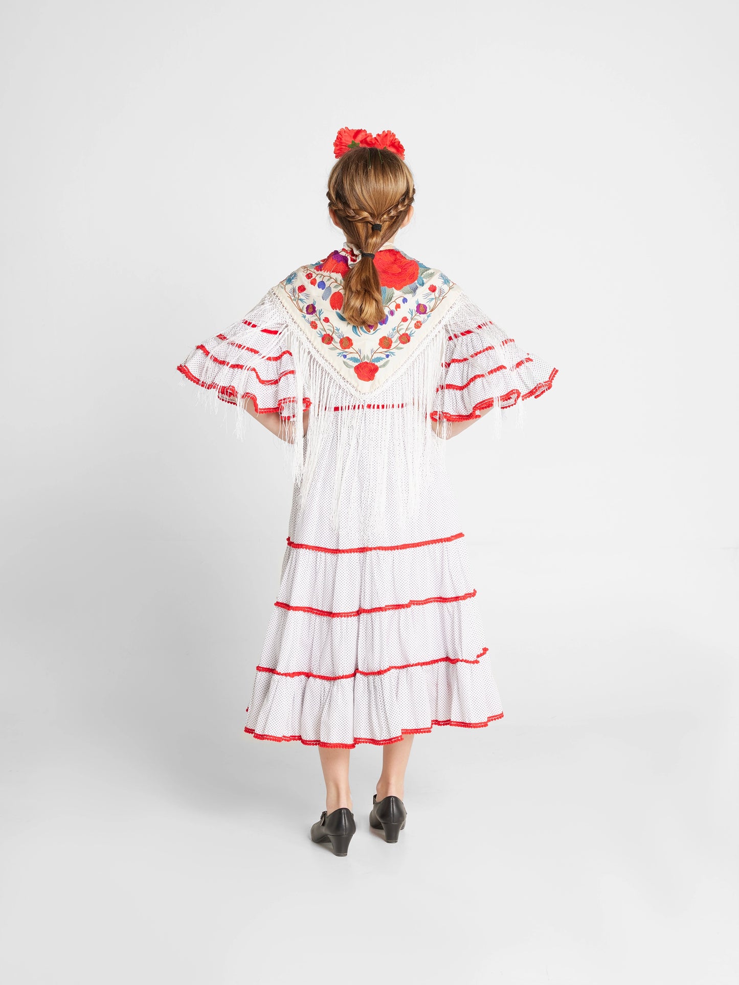 Modelo Vega blanco lunares