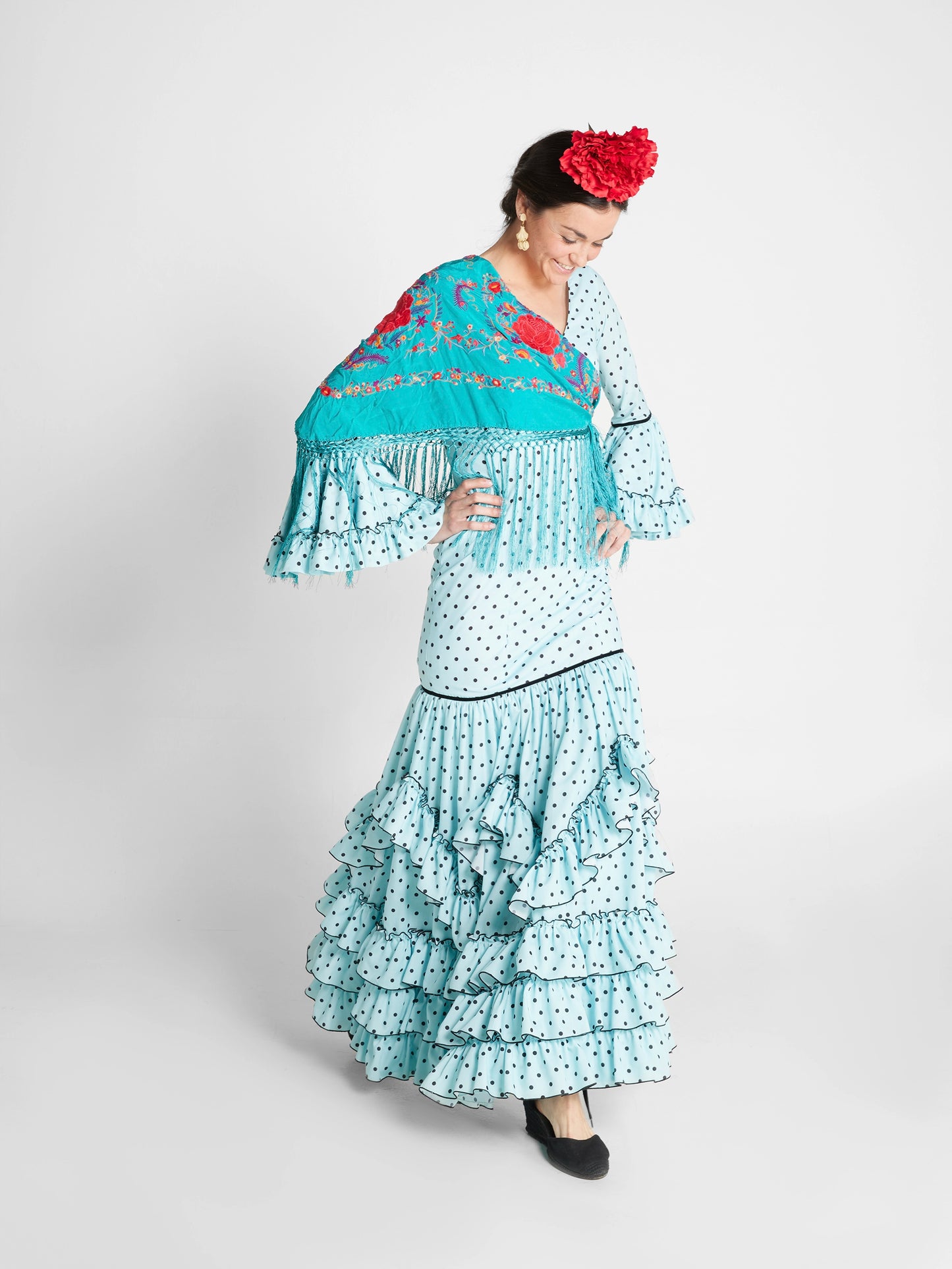 Modelo Adri turquesa by Pilar Román (Córdoba, España)