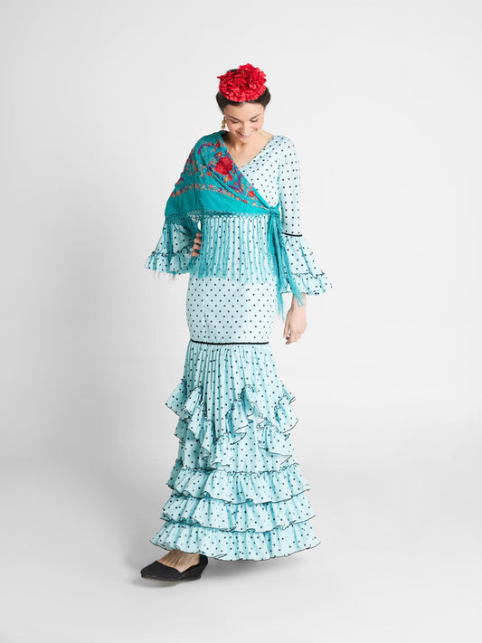 Modelo Adri turquesa by Pilar Román (Córdoba, España)