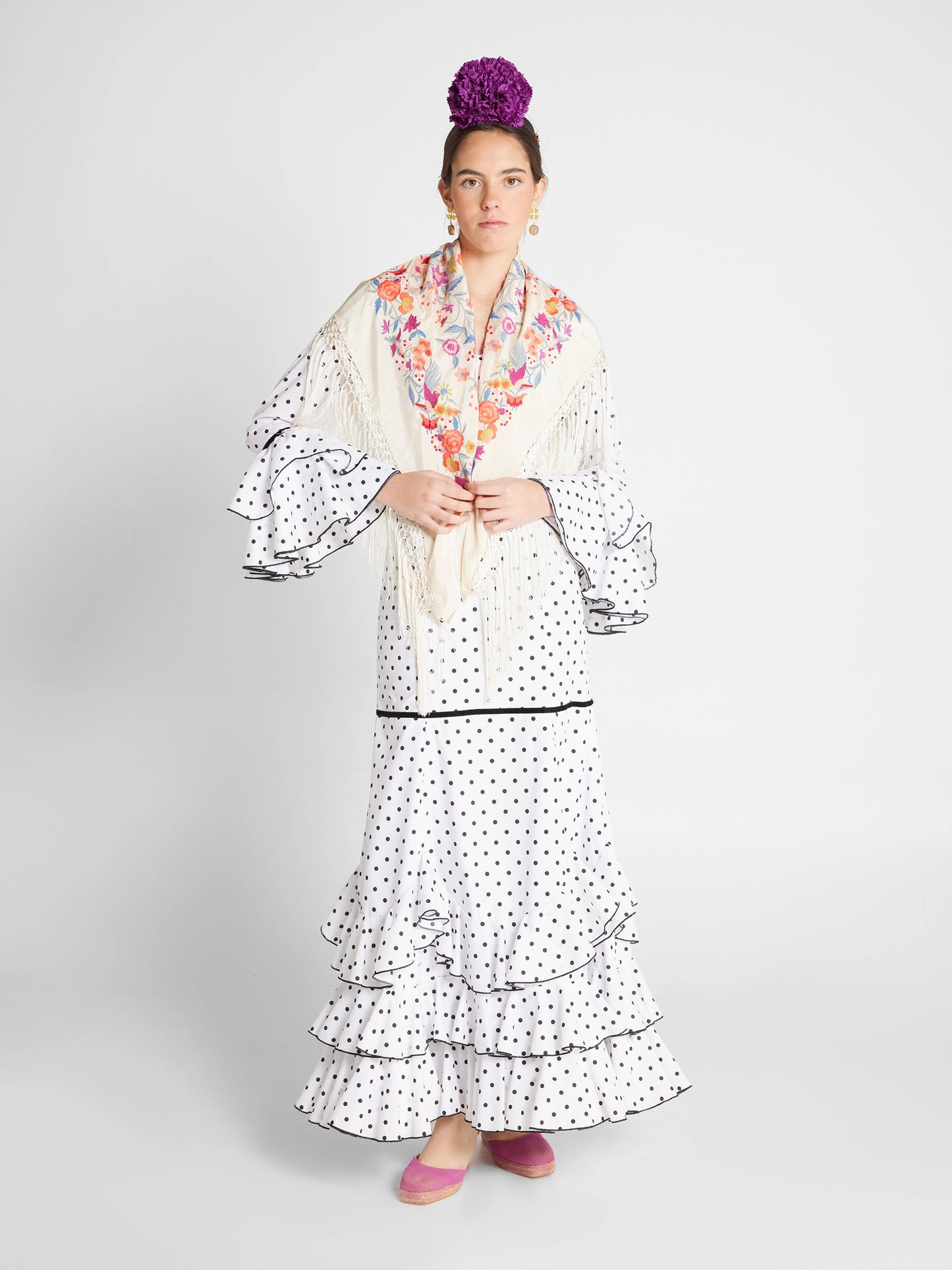 Modelo Almudena blanco by Cristina Molina (Sevilla, España)