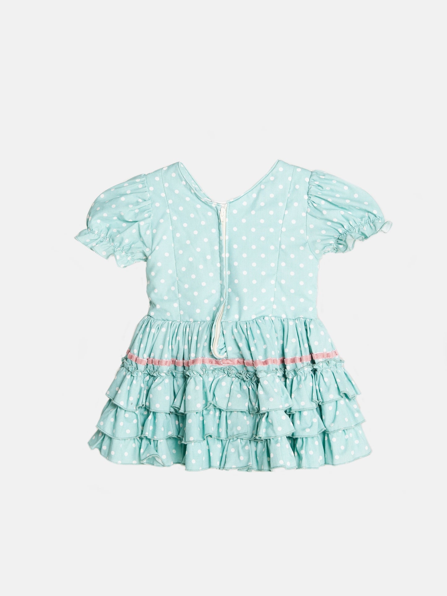 Modelo bebé verde agua