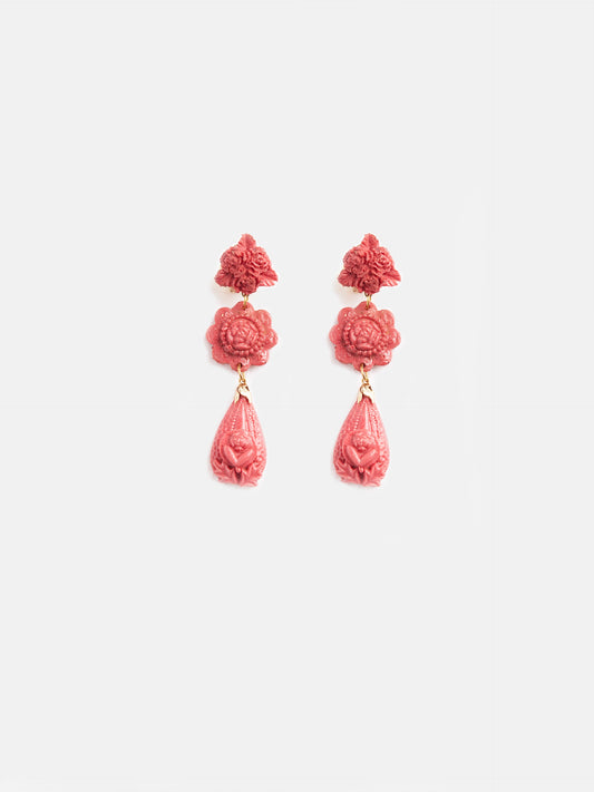 PENDIENTES MAGUI CORAL