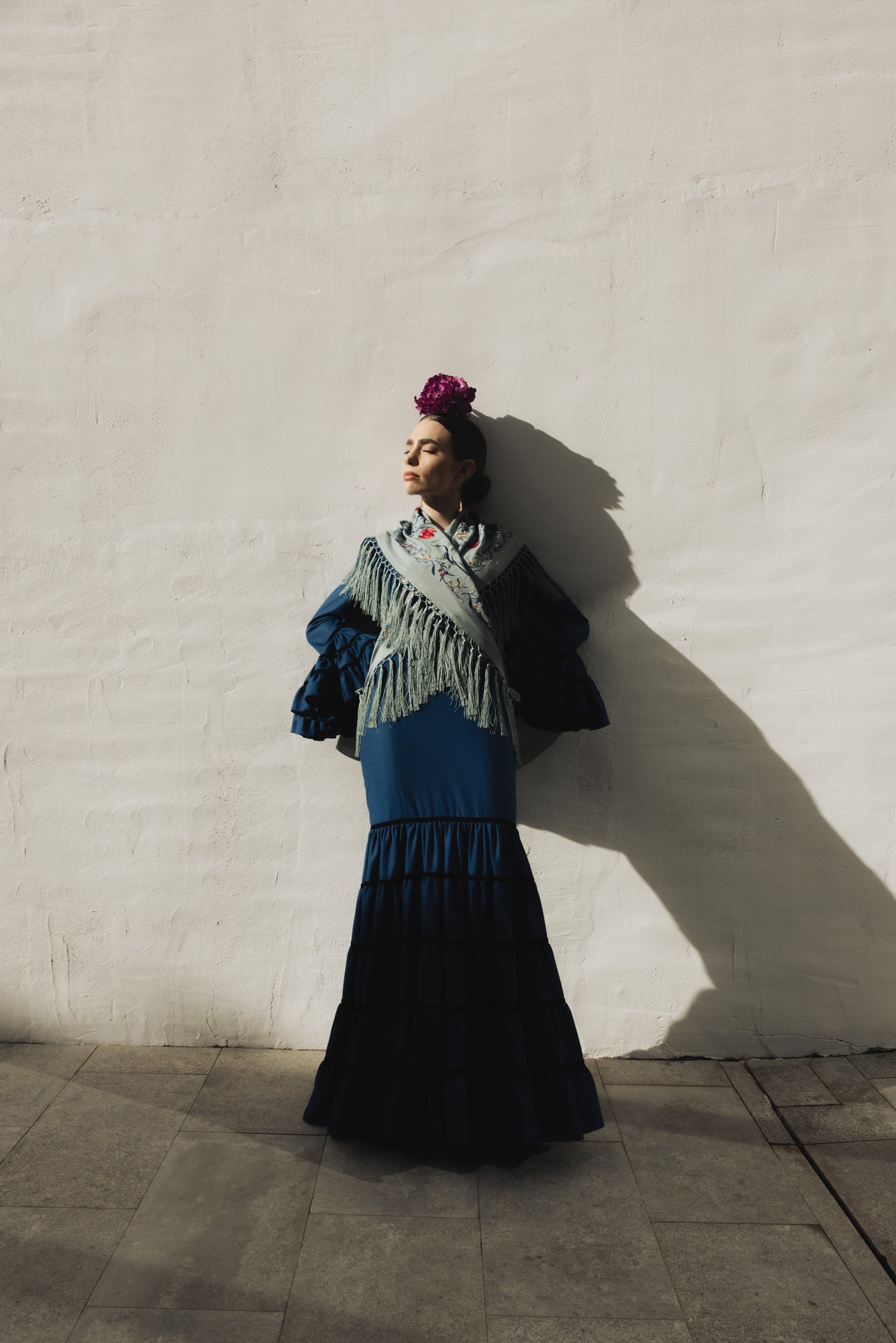 Modelo Ceci azul marino by Rent Il Clavel (alquiler)