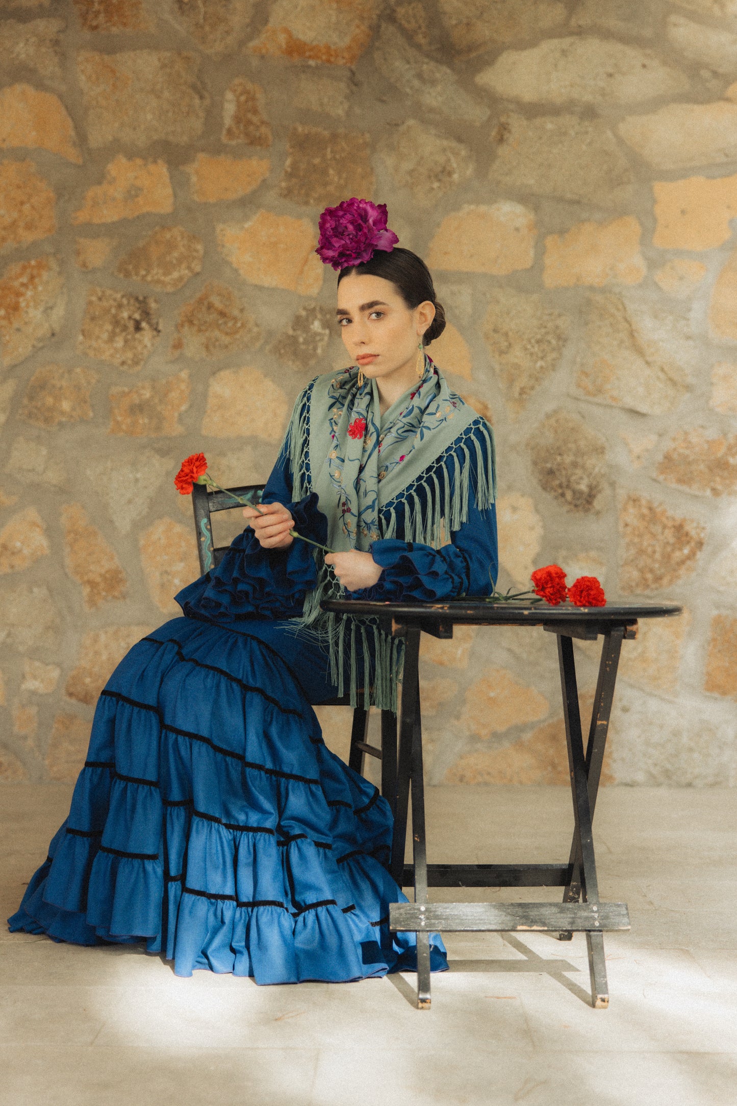 Modelo Ceci azul marino by Rent il Clavel