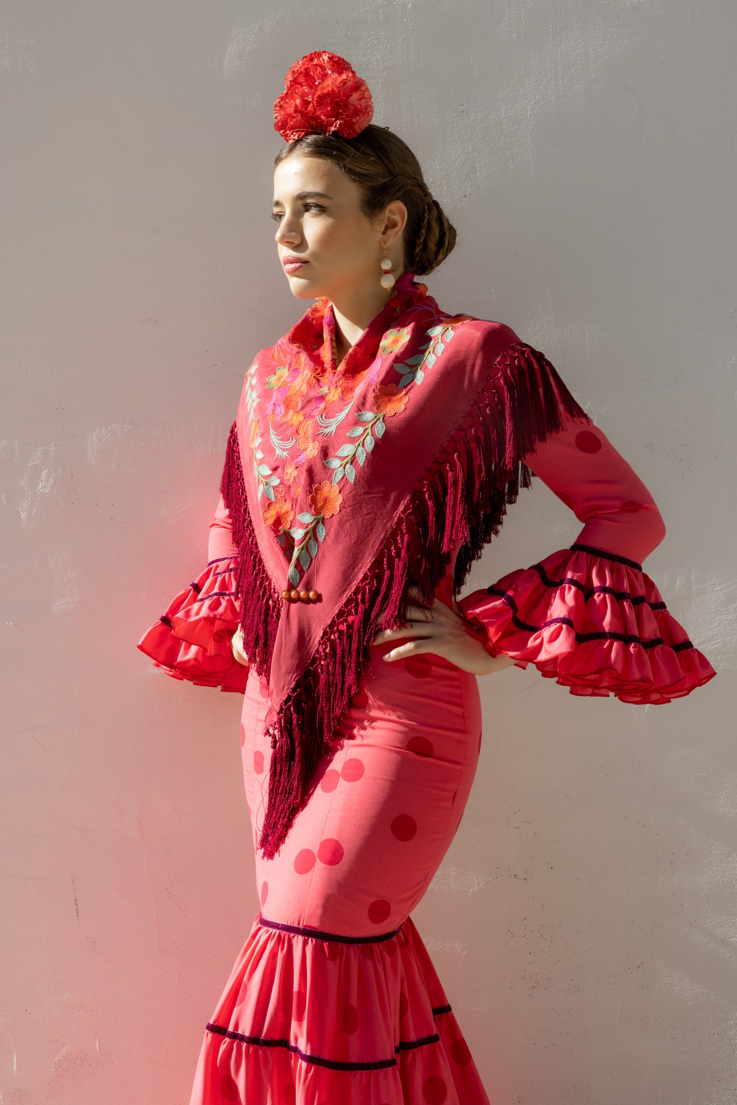 Modelo Magui rosa fucsia