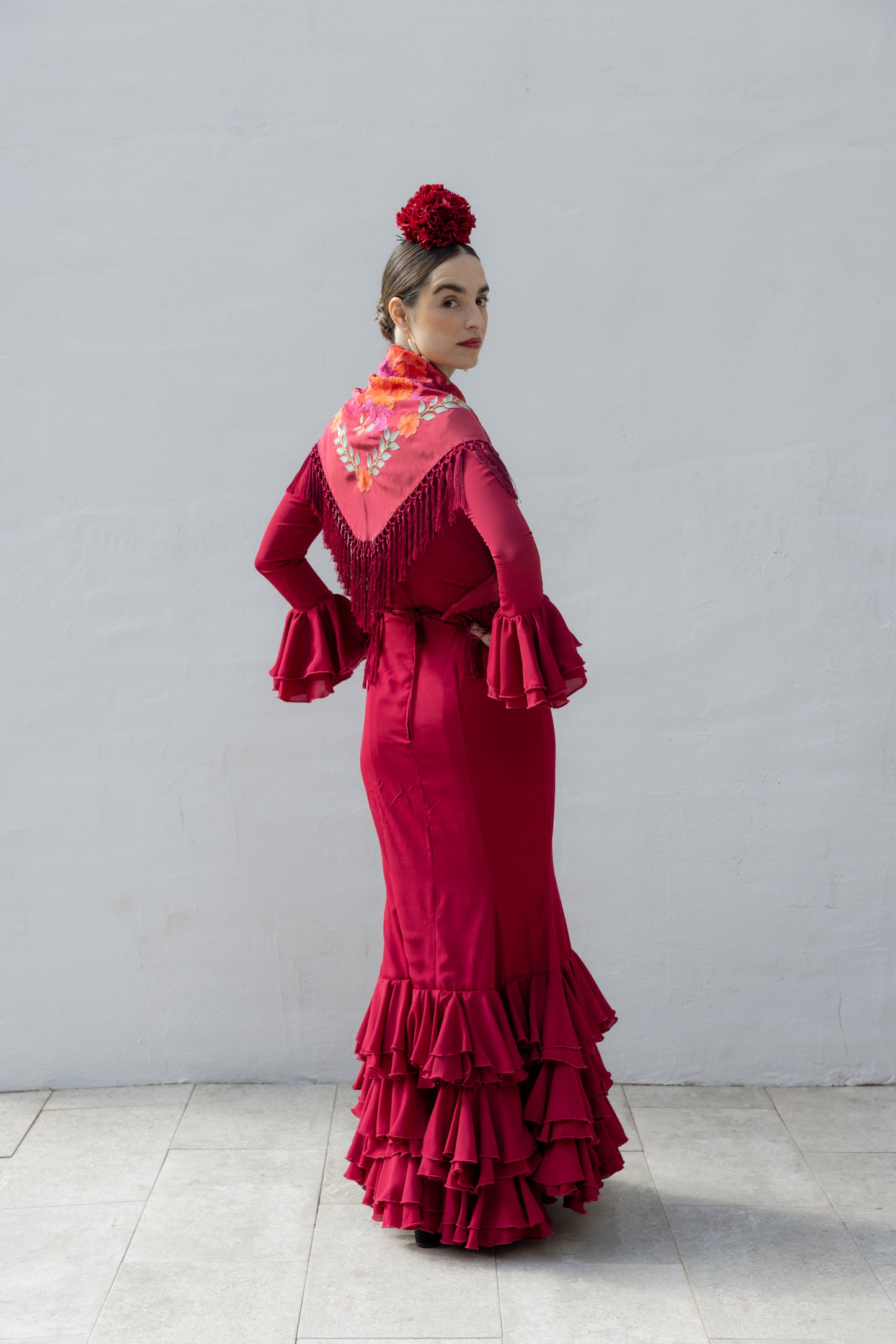 Modelo Pia color vino