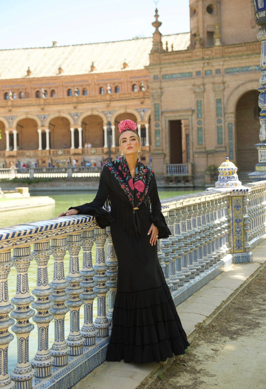 Modelo Cande negro by Cristina Molina (Sevilla, España)