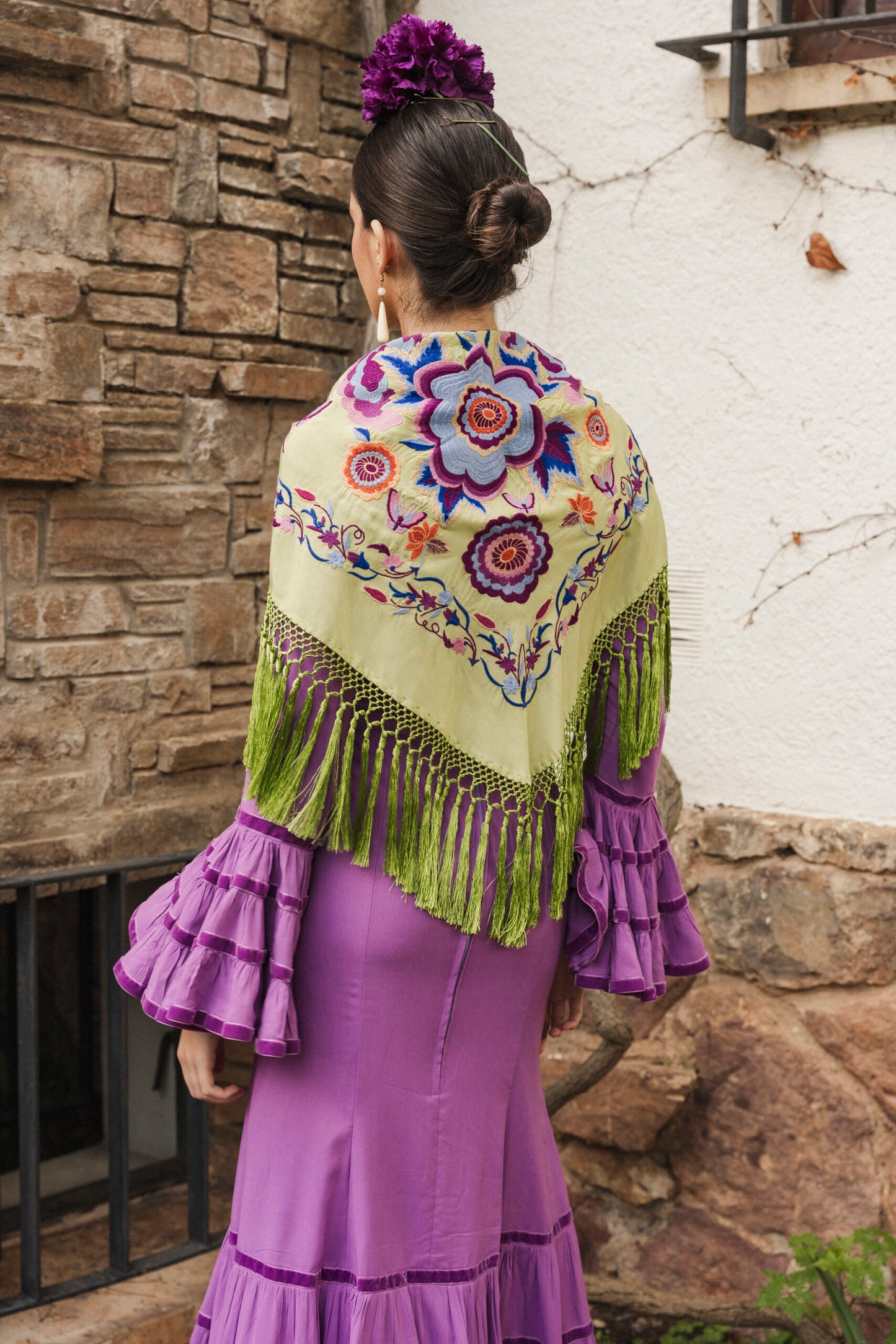 Modelo Cande malva by Cristina Molina (Sevilla, España)