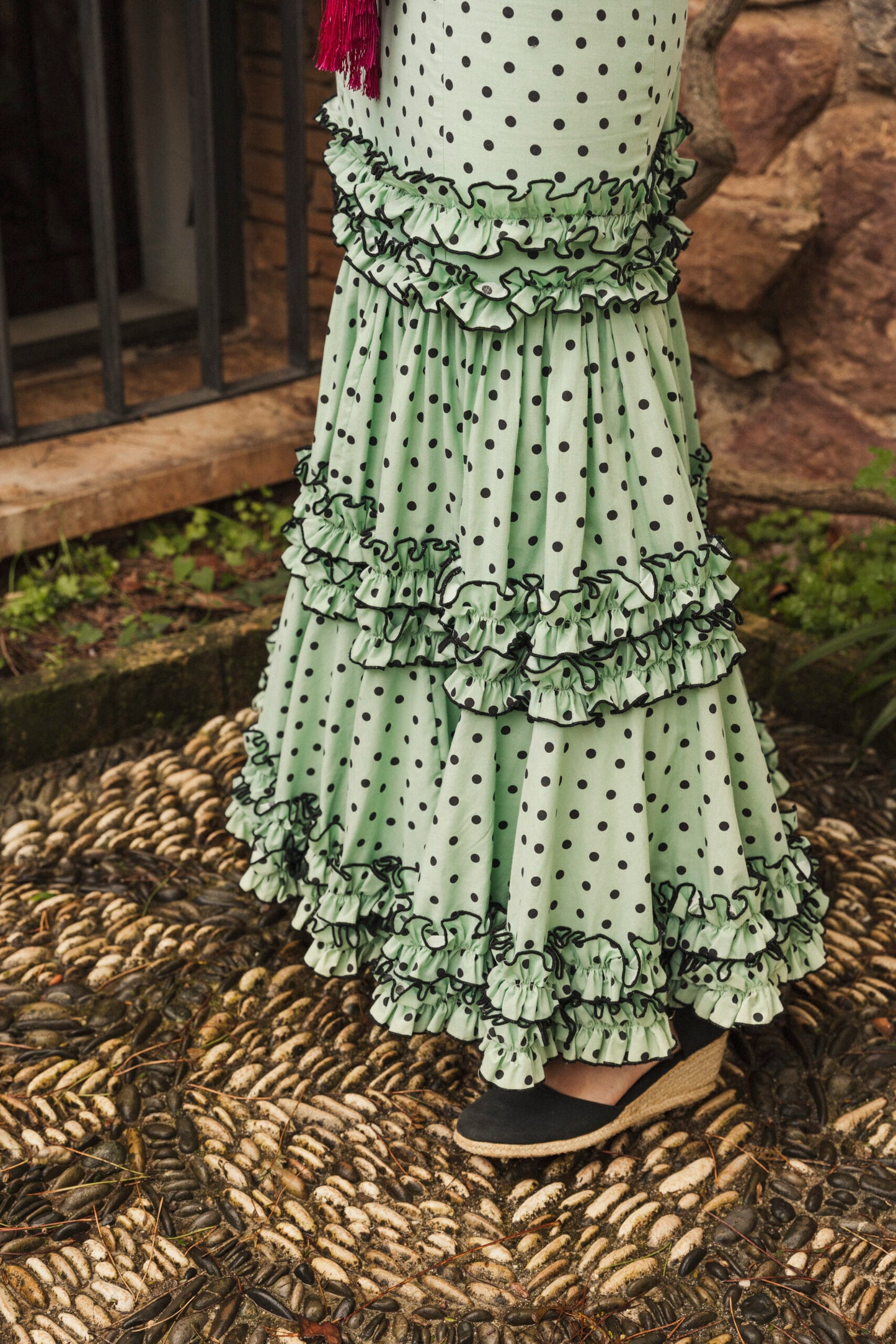 Modelo Ali verde menta