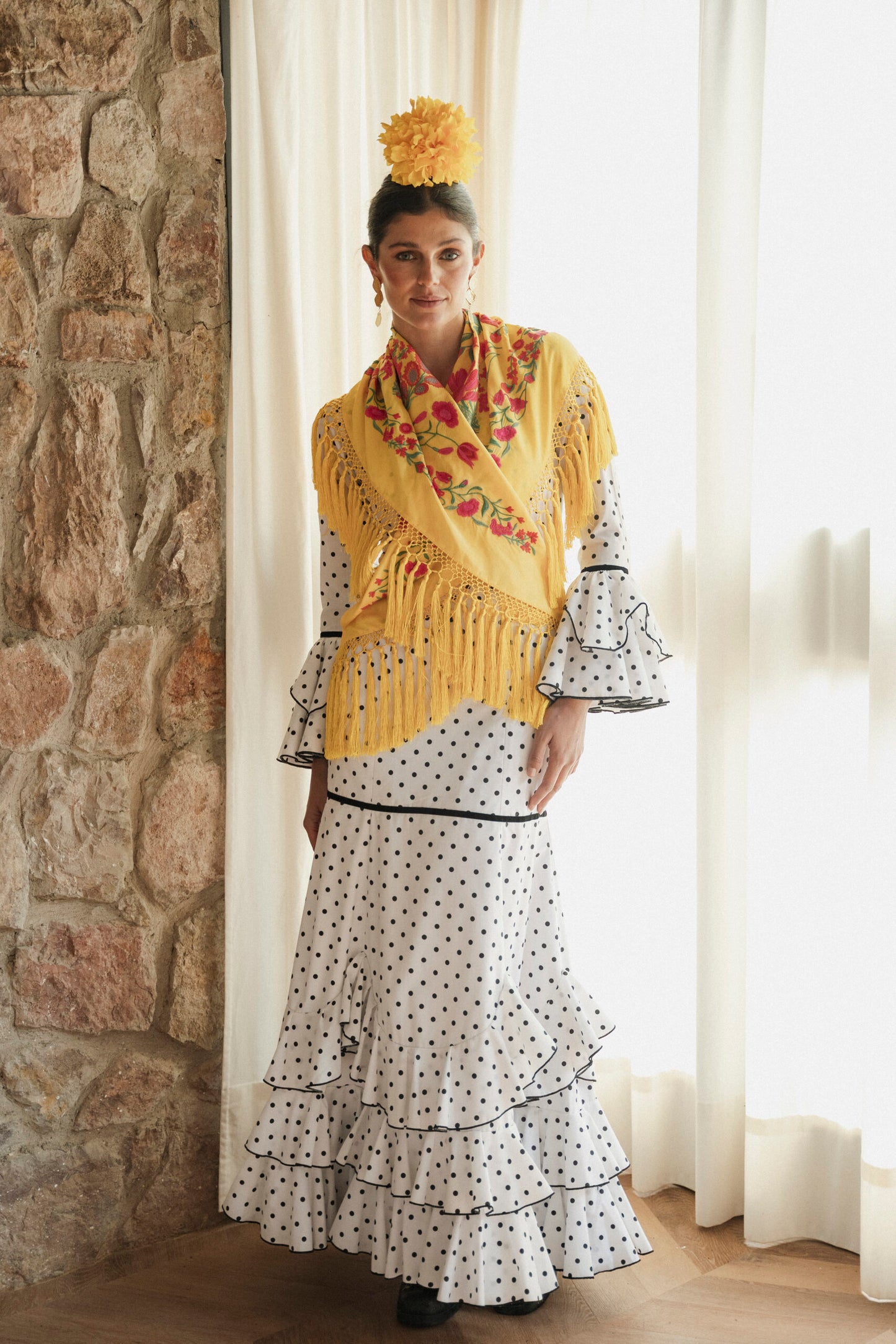 Modelo Almudena blanco by Cristina Molina (Sevilla, España)