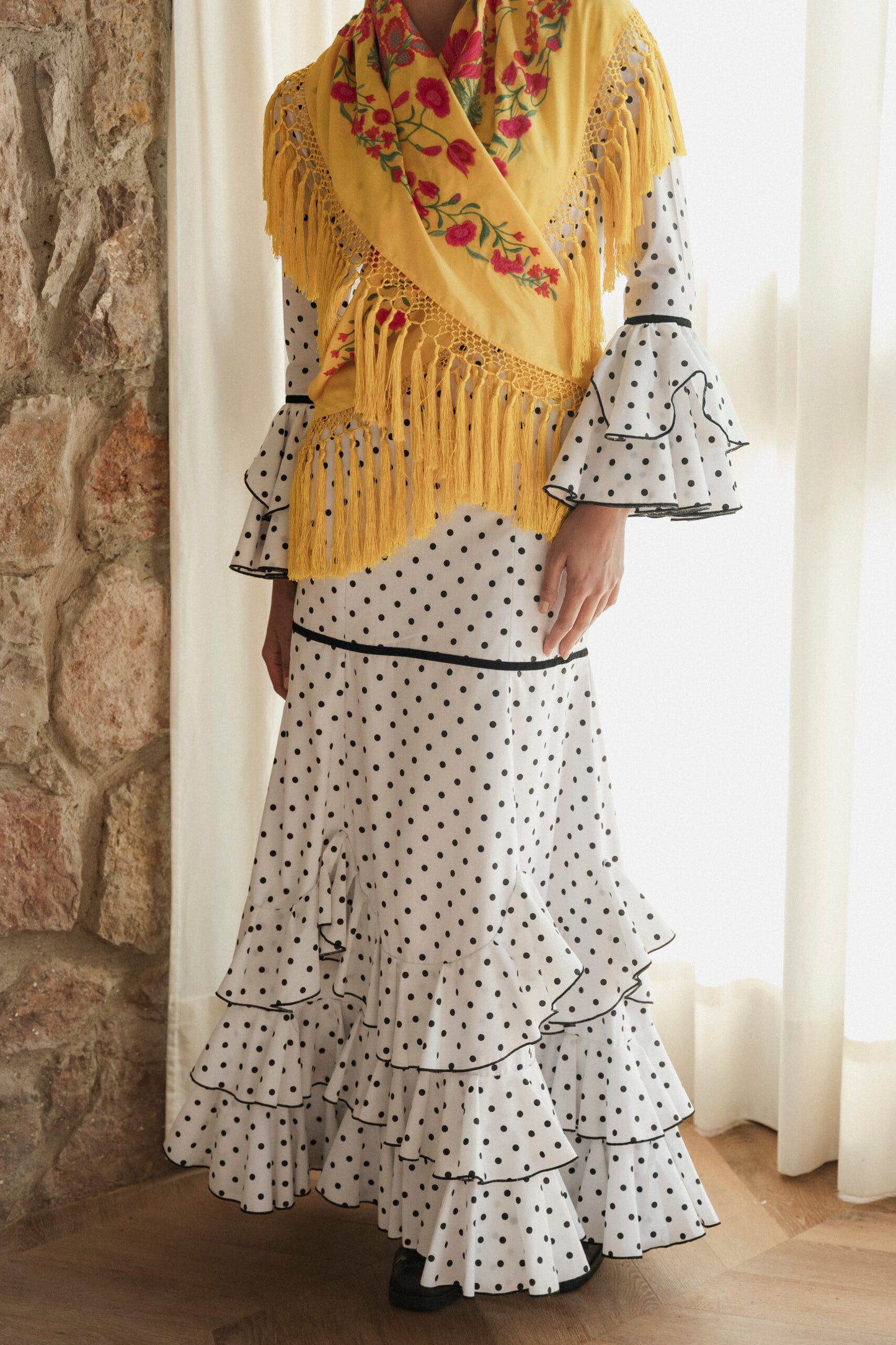 Modelo Almudena blanco by Cristina Molina (Sevilla, España)