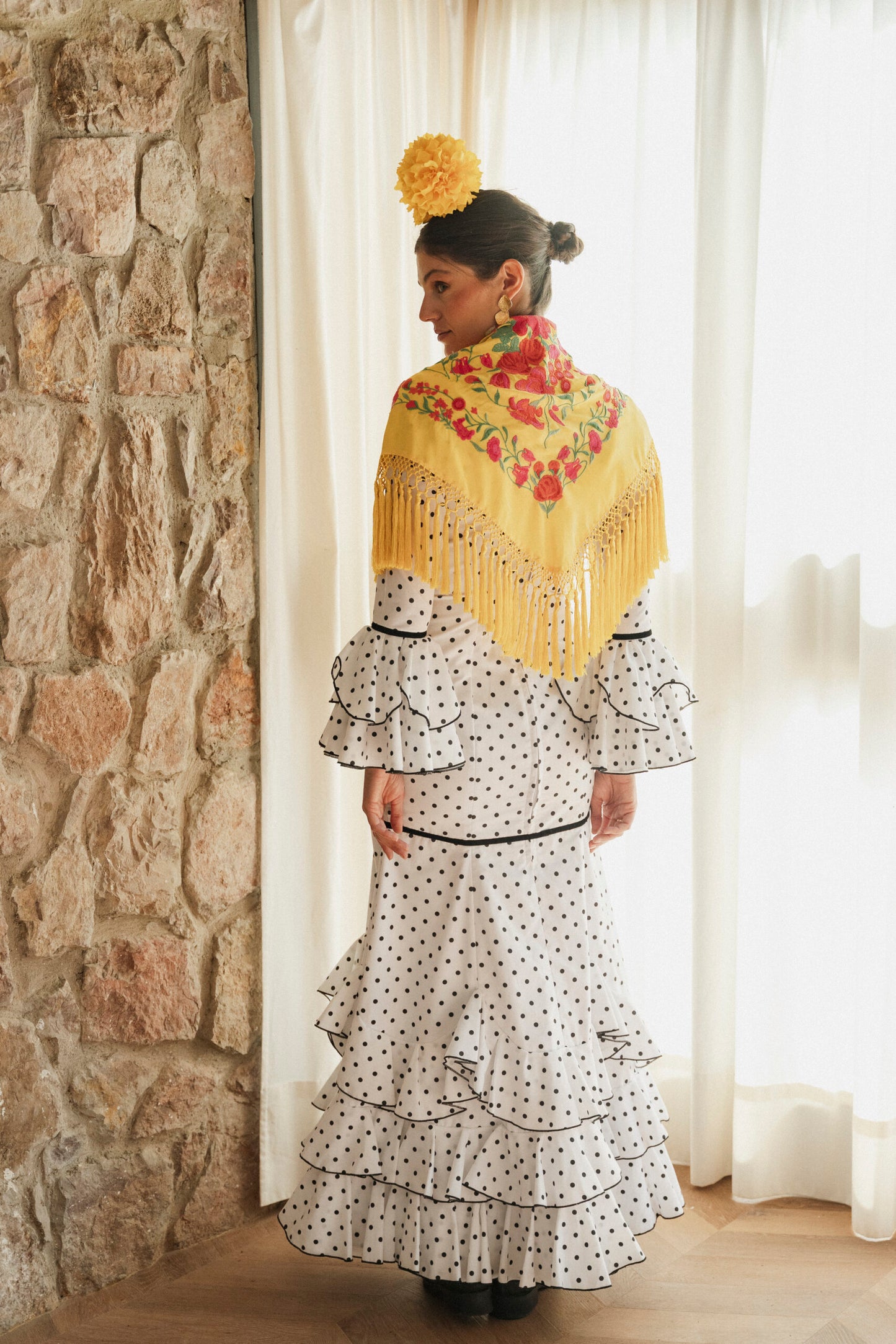 Modelo Almudena blanco by Cristina Molina (Sevilla, España)